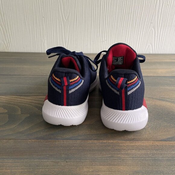 Geers by Dream Seek Womens Size 4 Casual Blue & Red Athletic Sneakers (C4) - Picture 3 of 6